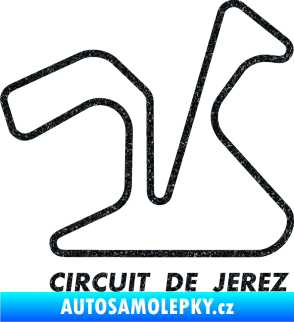 Samolepka Okruh Circuito de Jerez Ultra Metalic černá