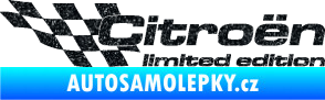 Samolepka Citroen limited edition levá Ultra Metalic černá