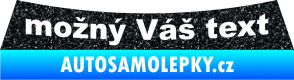 Samolepka Citroen Xm - přední Ultra Metalic černá