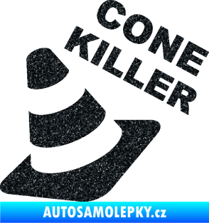 Samolepka Cone killer  Ultra Metalic černá