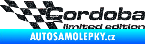 Samolepka Cordoba limited edition levá Ultra Metalic černá