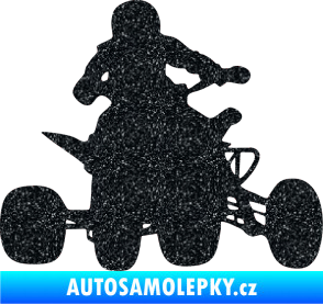 Samolepka Čtyřkolka 002 pravá Ultra Metalic černá
