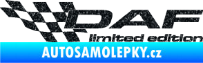 Samolepka DAF limited edition levá Ultra Metalic černá