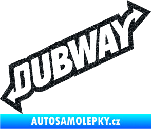 Samolepka Dübway 002 Ultra Metalic černá