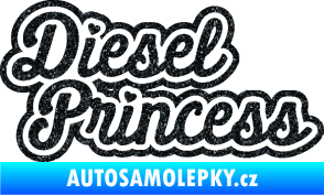 Samolepka Diesel princess nápis Ultra Metalic černá