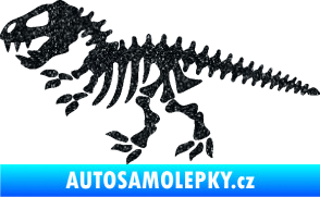 Samolepka Dinosaurus kostra 001 levá Ultra Metalic černá