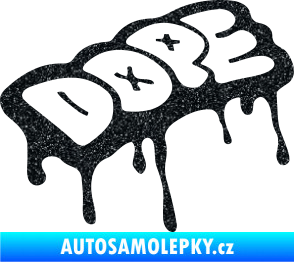 Samolepka Dope Ultra Metalic černá