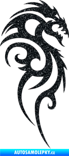 Samolepka Dragon 016 pravá Ultra Metalic černá