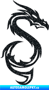 Samolepka Dragon 033 pravá Ultra Metalic černá