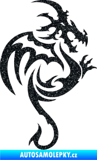 Samolepka Dragon 035 pravá Ultra Metalic černá