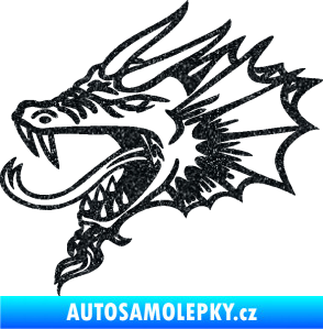 Samolepka Dragon 046 levá Ultra Metalic černá