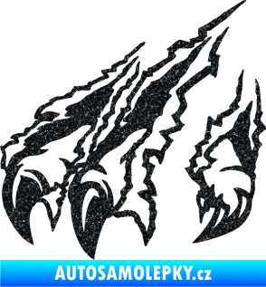 Samolepka Drápy levá Ultra Metalic černá
