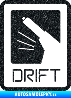 Samolepka Drift 004 Ultra Metalic černá