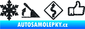 Samolepka Drift 005 Ultra Metalic černá