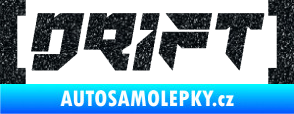 Samolepka Drift 006 nápis Ultra Metalic černá