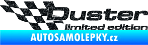 Samolepka Duster limited edition levá Ultra Metalic černá