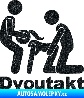 Samolepka Dvoutakt levá Ultra Metalic černá