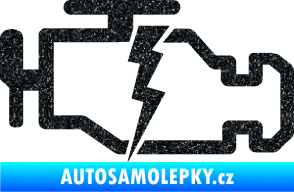 Samolepka Engine fail 002 motor Ultra Metalic černá