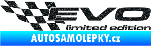 Samolepka Evo limited edition levá Ultra Metalic černá