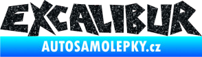 Samolepka Excalibur Ultra Metalic černá