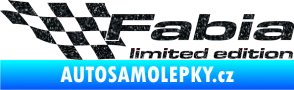 Samolepka Fabia limited edition levá Ultra Metalic černá