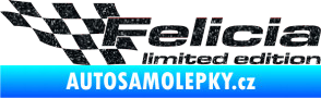 Samolepka Felicia limited edition levá Ultra Metalic černá