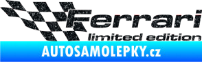 Samolepka Ferrari limited edition levá Ultra Metalic černá