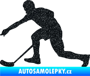 Samolepka Florbal 005 levá Ultra Metalic černá