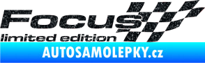 Samolepka Focus limited edition pravá Ultra Metalic černá