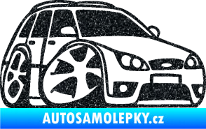 Samolepka Ford Mondeo combi karikatura pravá Ultra Metalic černá
