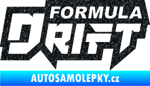 Samolepka Formula drift nápis Ultra Metalic černá
