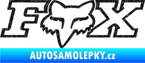 Samolepka Fox 001 Ultra Metalic černá