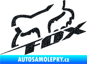 Samolepka Fox 006 Ultra Metalic černá