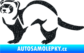 Samolepka Fretka 002 levá Ultra Metalic černá