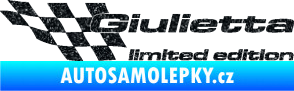 Samolepka Giulietta limited edition levá Ultra Metalic černá