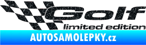 Samolepka Golf limited edition levá Ultra Metalic černá