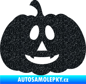 Samolepka Halloween 017 levá dýně Ultra Metalic černá