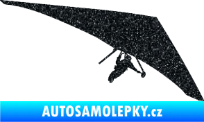 Samolepka Hang Glider 001 pravá rogalo Ultra Metalic černá