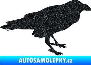 Samolepka Havran 001 pravá Ultra Metalic černá