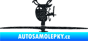 Samolepka Helikoptéra model 001 levá Ultra Metalic černá