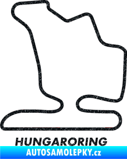 Samolepka Okruh Hungaroring Ultra Metalic černá