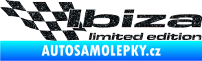 Samolepka Ibiza limited edition levá Ultra Metalic černá