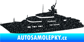 Samolepka Jachta 003 levá Ultra Metalic černá