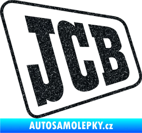 Samolepka JCB - jedna barva Ultra Metalic černá
