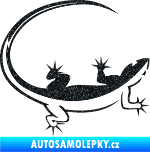 Samolepka Ještěrka 010 pravá Ultra Metalic černá