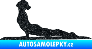 Samolepka Jóga 004 levá Ultra Metalic černá
