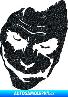 Samolepka Joker 002 levá tvář Ultra Metalic černá
