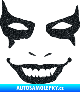 Samolepka Joker 004 tvář levá Ultra Metalic černá