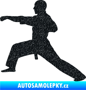 Samolepka Judo 001 levá Ultra Metalic černá