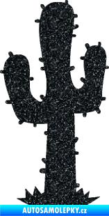 Samolepka Kaktus 001 levá Ultra Metalic černá